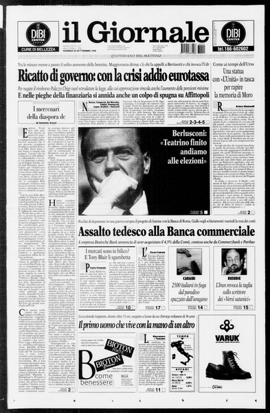 Il giornale : quotidiano del mattino